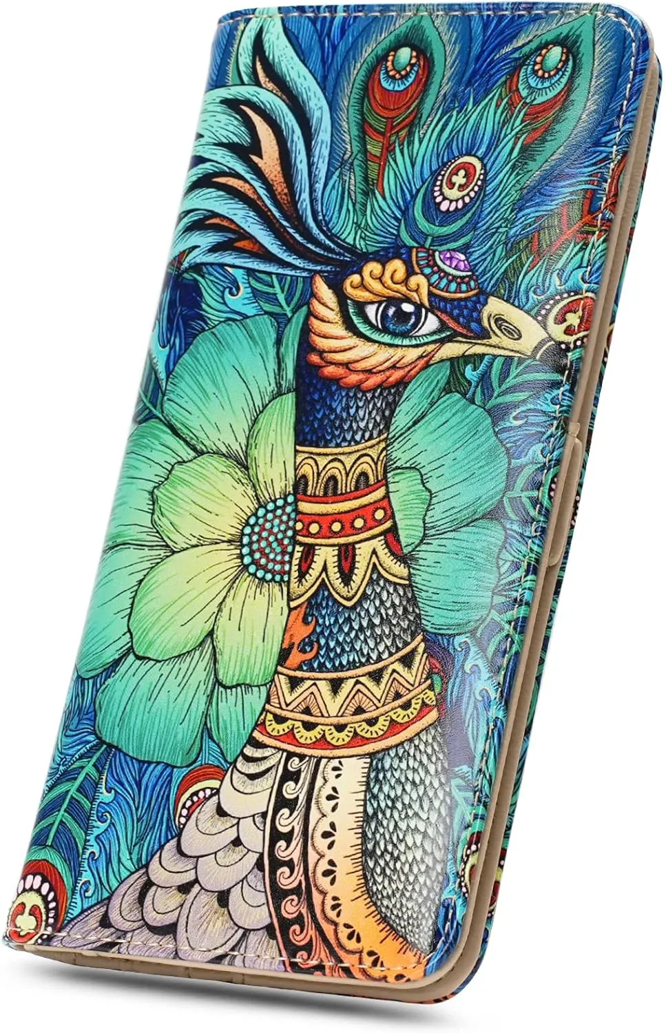 APHISON Wallet Women Ultra Slim Thin Leather Womens Wallet RFID Blocking Credit Card Holder Bifold Clutch Long Ladies Billfold