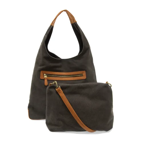 April Canvas Hobo Bag