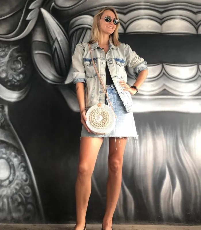 Boho you white Round Sling Bag | Shell Bag | Kaodhi Bag