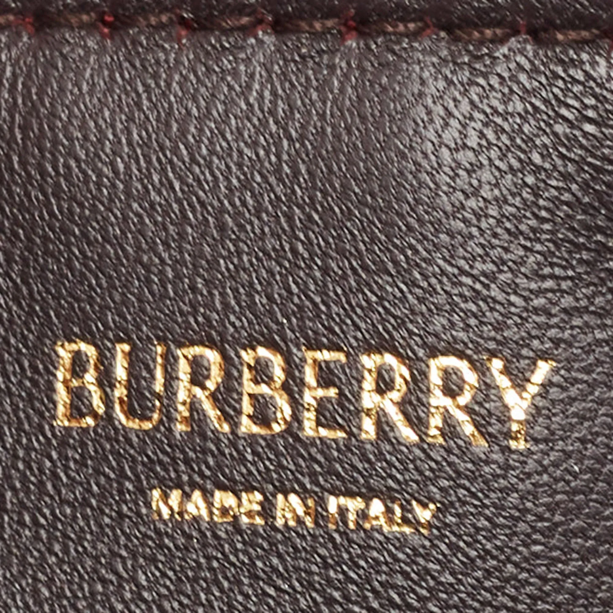 BURBERRY Ripple IP Check Fabric Mini Shield Sling Bag