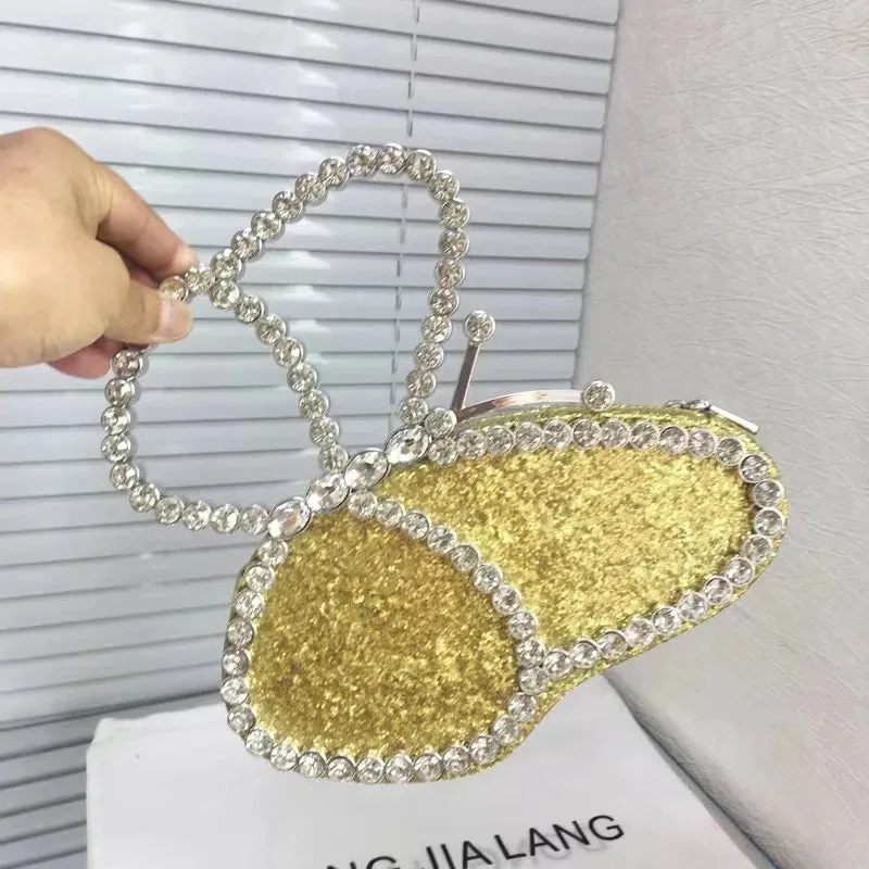 Butterfly Sequins Evening Clutch