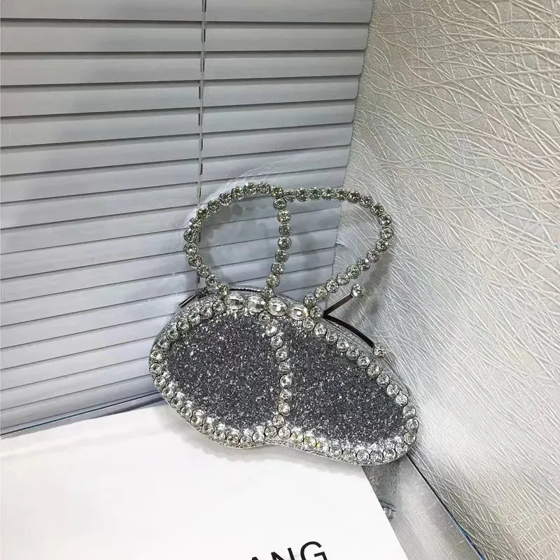 Butterfly Sequins Evening Clutch