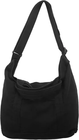 Canvas Tote Bag for Women with Pockets Cute Small Crossbody Bag Purses Handbag for Work Beach Tote Bag