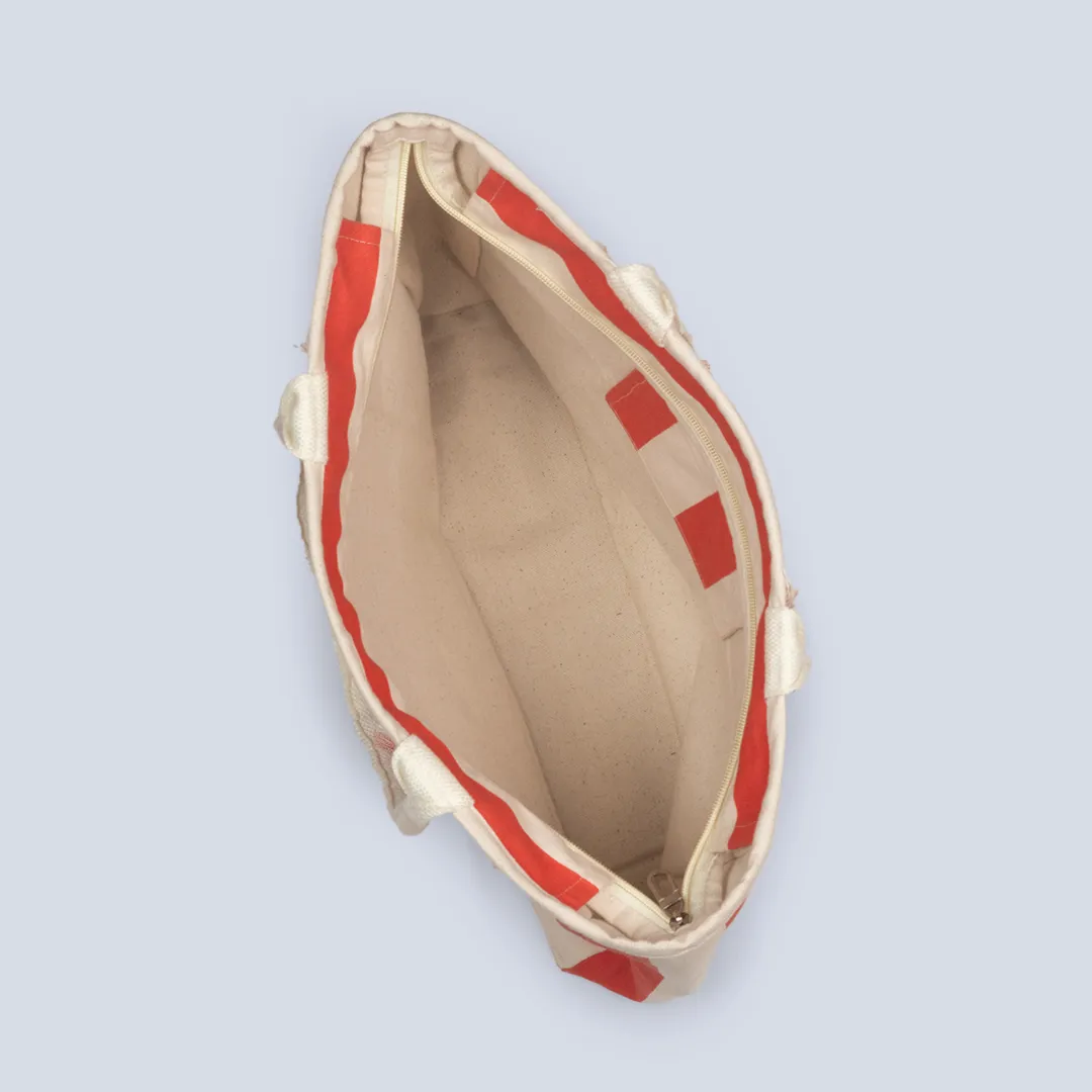 Coastal Stripes Box Tote
