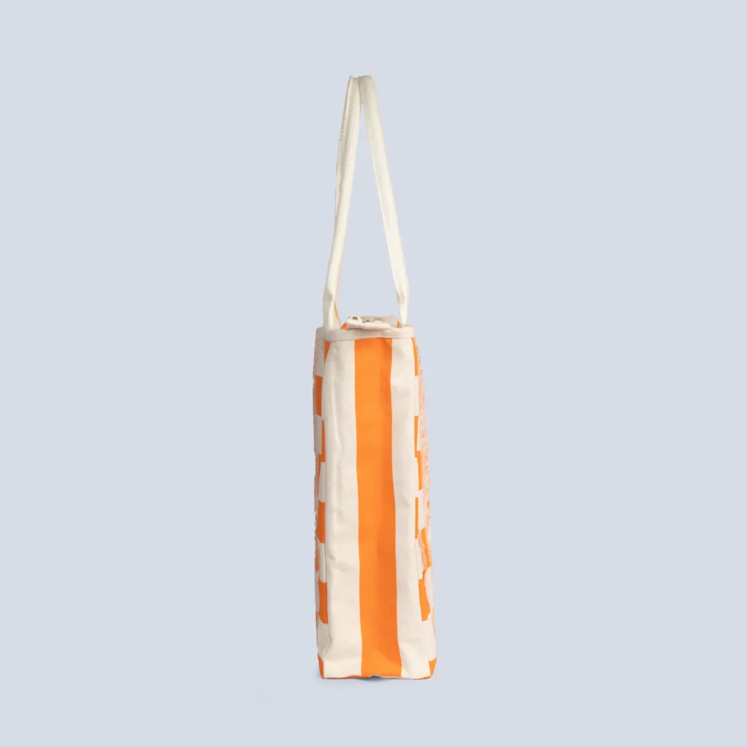 Coastal Stripes Box Tote