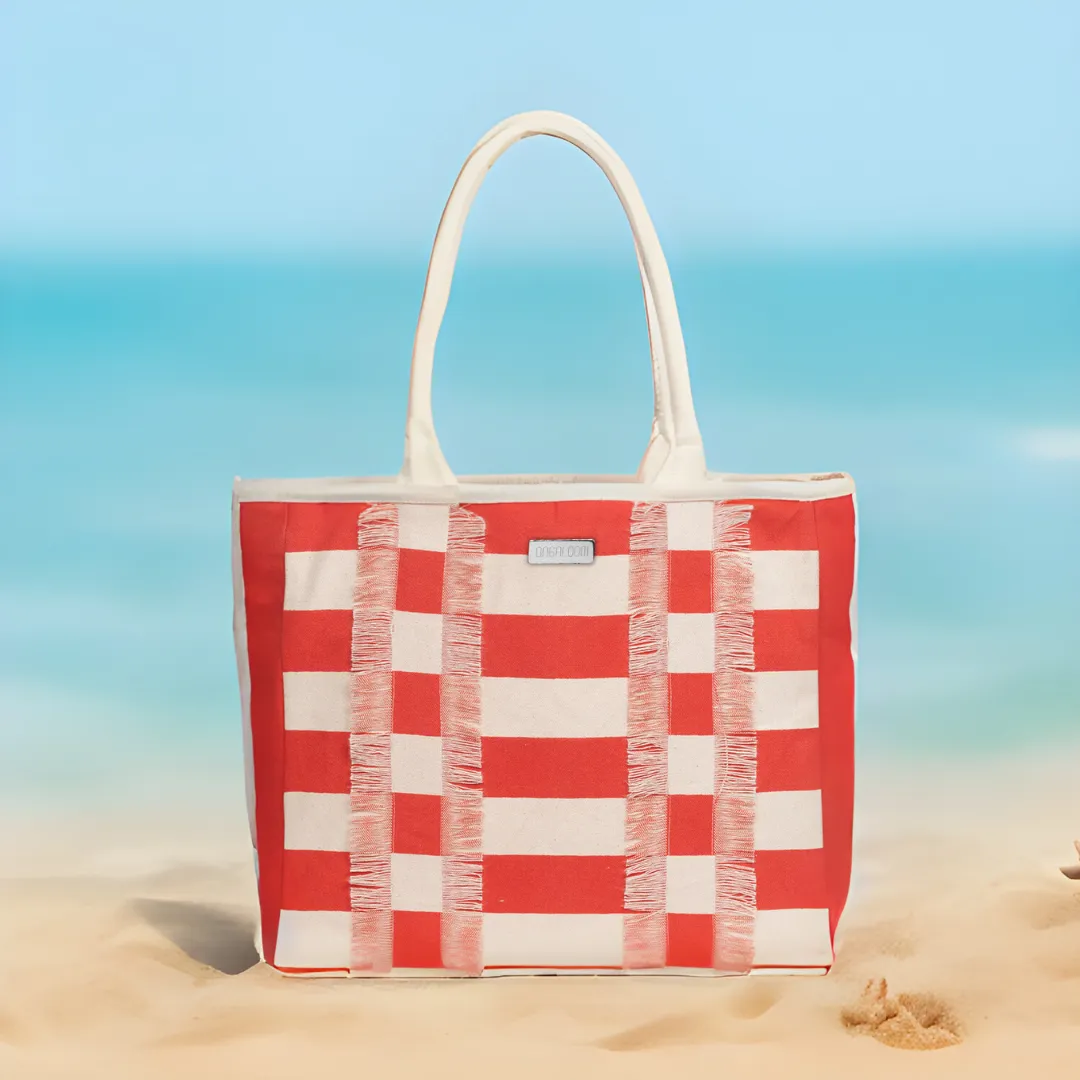 Coastal Stripes Box Tote