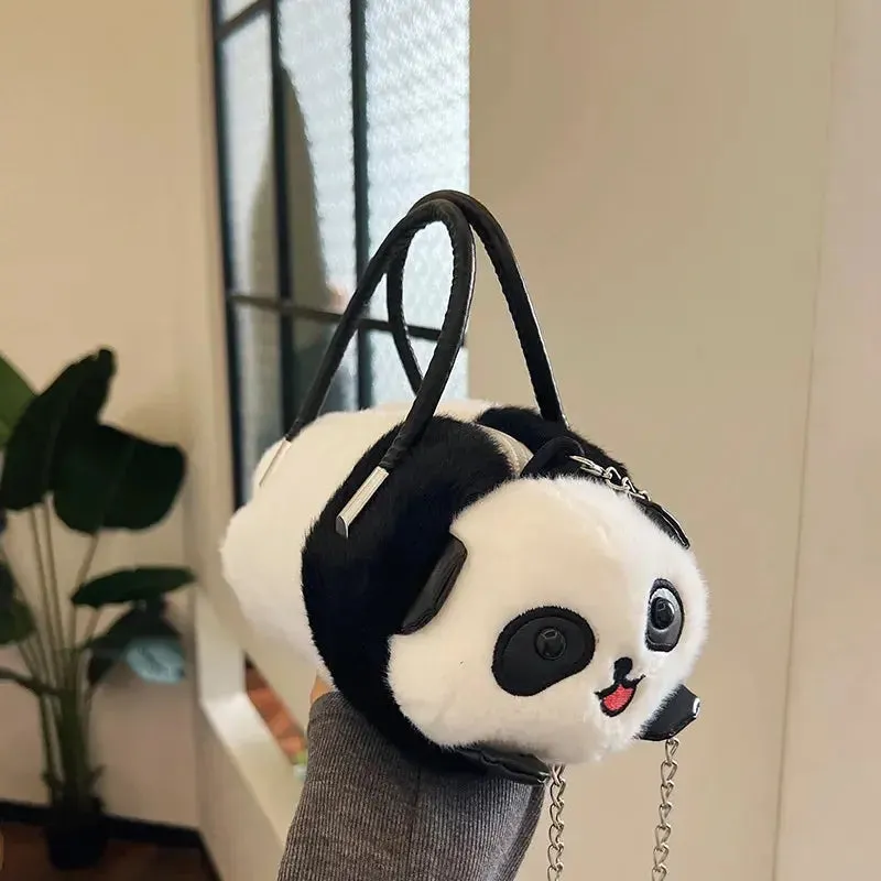 Cute Cat Plush Shoulder Bag for Girls – Fun and Adorable Fur Messenger Bag for Pre-teens