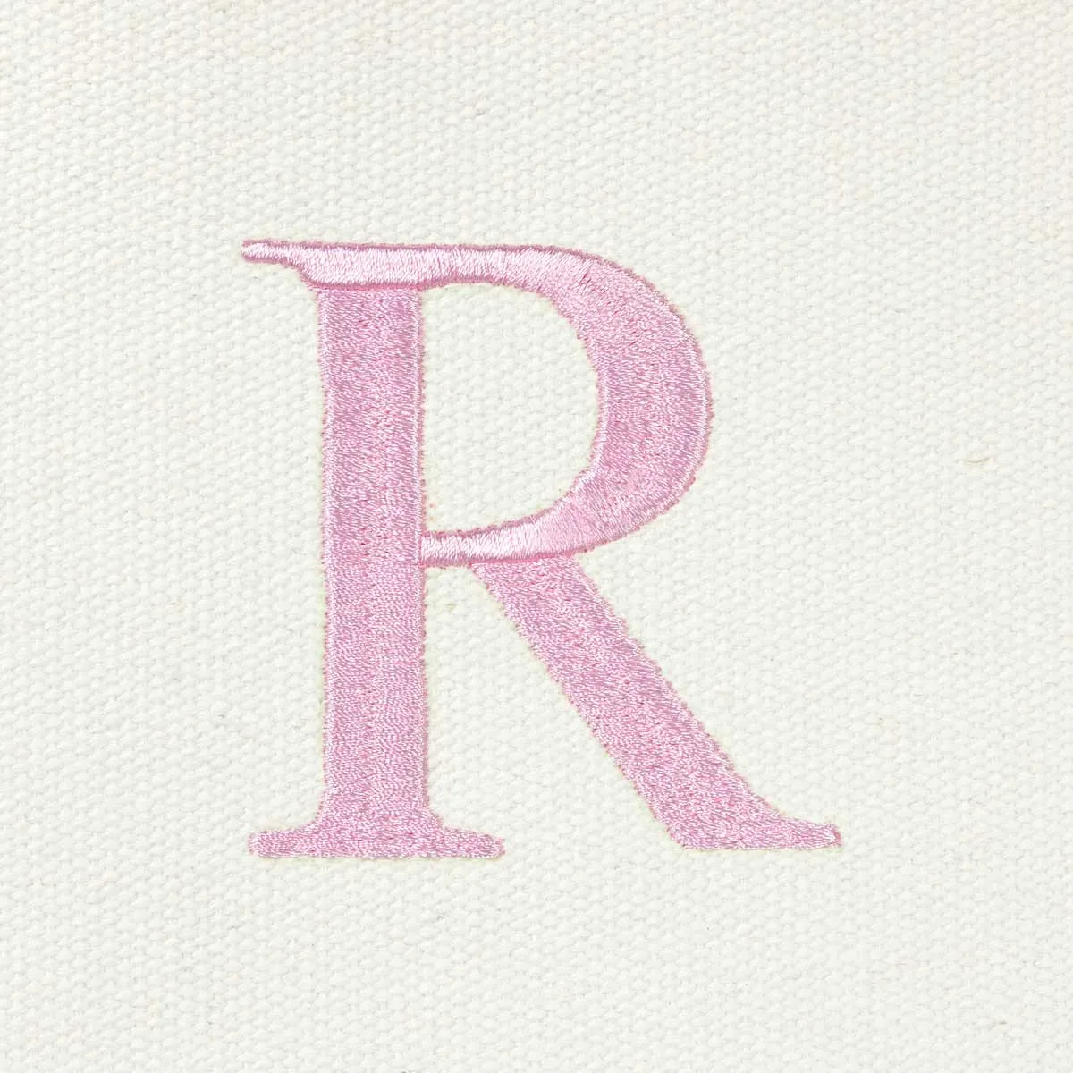 Dalix Medium Personalized Tote Bag Monogrammed Initial Letter - R