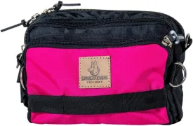 Dog Training Fanny Pack/Treat Bag with Removable Insulated Sleeve and Multiple Compartments, Color Black (Pink)