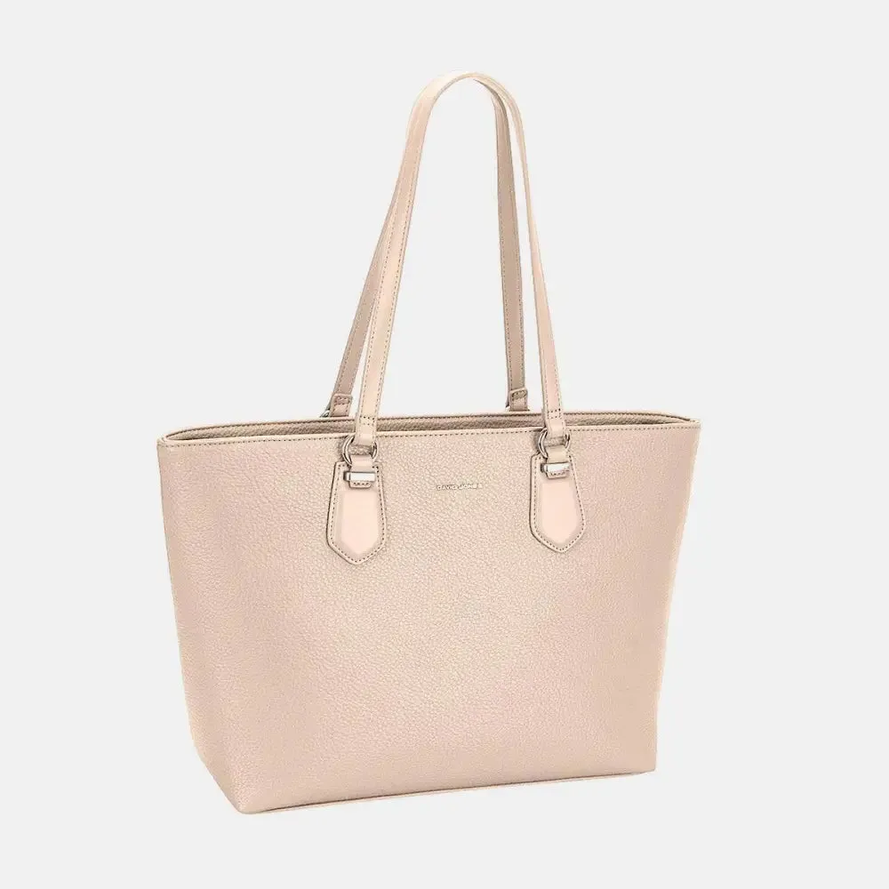 Elegant David Jones PU Leather Tote Bag for Luxury Fashion for Women