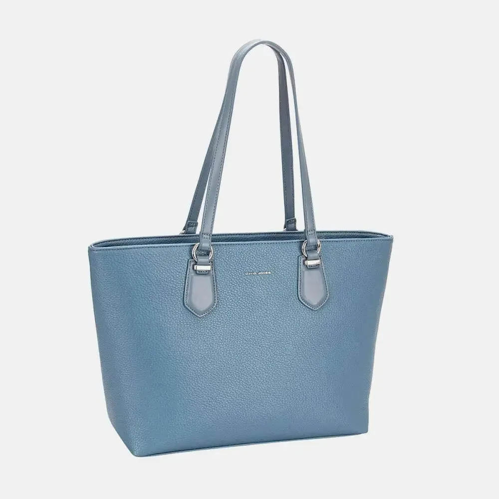 Elegant David Jones PU Leather Tote Bag for Luxury Fashion for Women