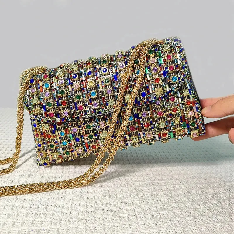 Elegant Purse  Fashion Bag for Party Women Elegant And Versatile Rhinestone Purse Luxury Designer Handbags High Quality 2024 Tote Bag