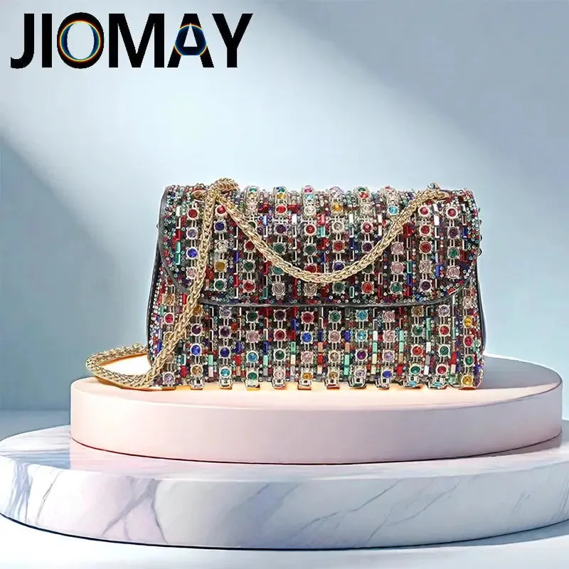 Elegant Purse  Fashion Bag for Party Women Elegant And Versatile Rhinestone Purse Luxury Designer Handbags High Quality 2024 Tote Bag