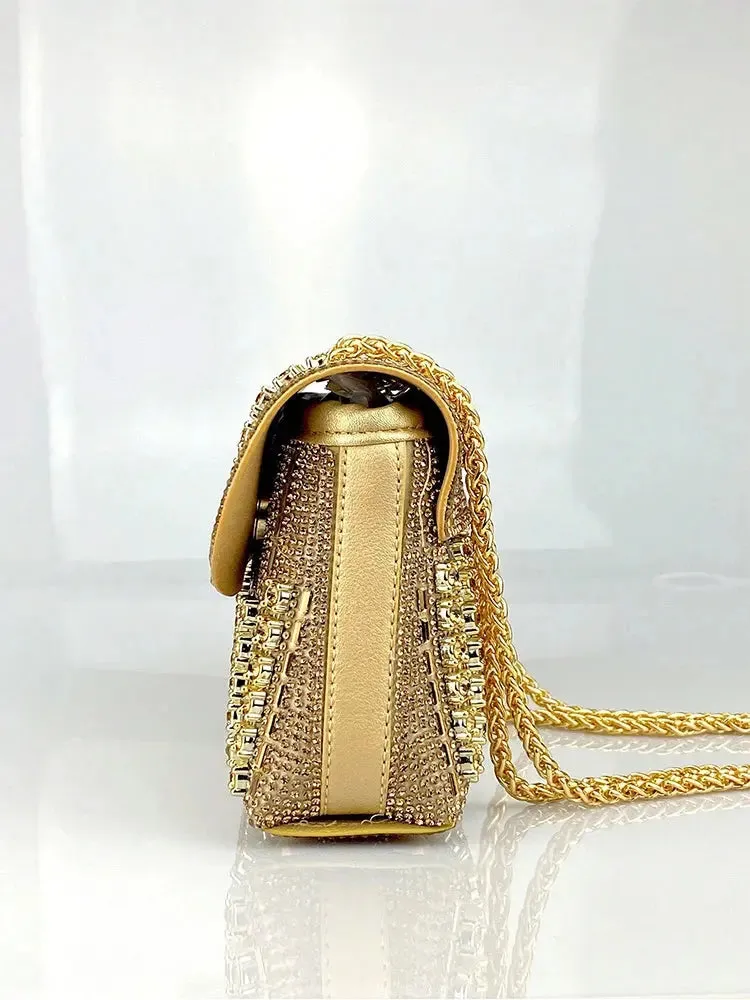 Elegant Purse  Fashion Bag for Party Women Elegant And Versatile Rhinestone Purse Luxury Designer Handbags High Quality 2024 Tote Bag