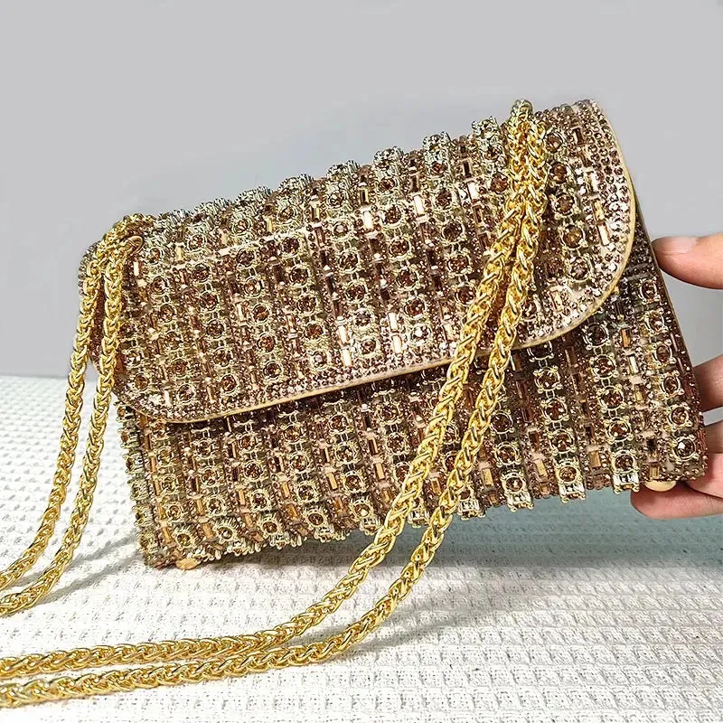 Elegant Purse  Fashion Bag for Party Women Elegant And Versatile Rhinestone Purse Luxury Designer Handbags High Quality 2024 Tote Bag
