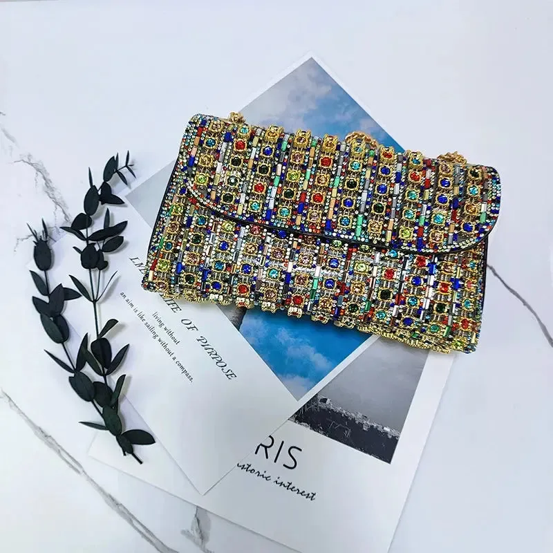 Elegant Purse  Fashion Bag for Party Women Elegant And Versatile Rhinestone Purse Luxury Designer Handbags High Quality 2024 Tote Bag