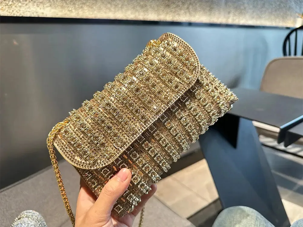 Elegant Purse  Fashion Bag for Party Women Elegant And Versatile Rhinestone Purse Luxury Designer Handbags High Quality 2024 Tote Bag