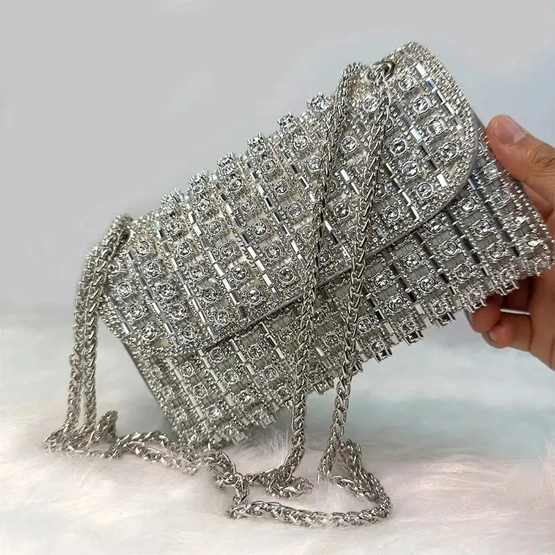 Elegant Purse  Fashion Bag for Party Women Elegant And Versatile Rhinestone Purse Luxury Designer Handbags High Quality 2024 Tote Bag