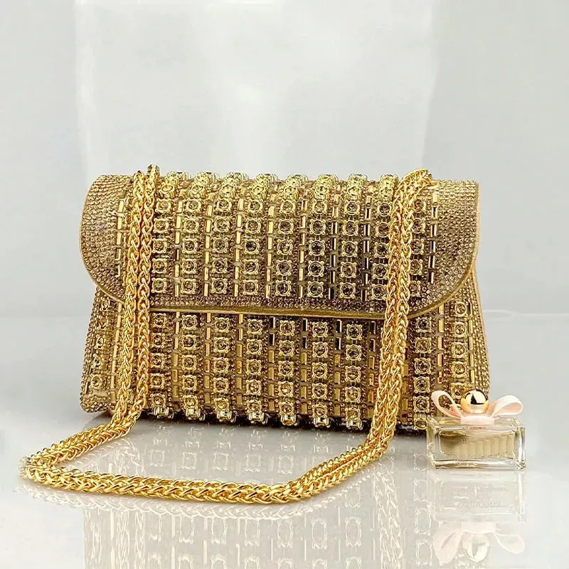Elegant Purse  Fashion Bag for Party Women Elegant And Versatile Rhinestone Purse Luxury Designer Handbags High Quality 2024 Tote Bag