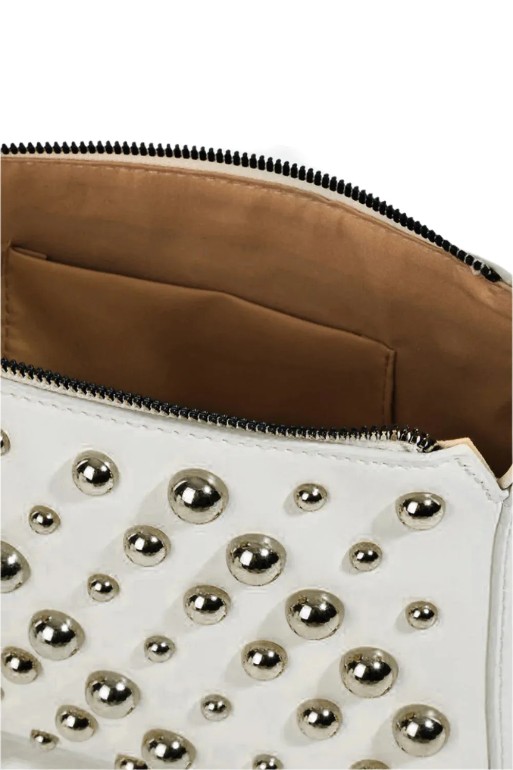 Fame Ball Studded Square Handbag