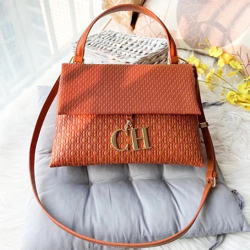 Fashion Women's Elegant PU Leather Crossbody Bag – Stylish and Versatile Handbag with Letter Design