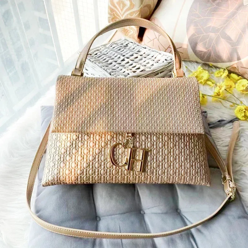 Fashion Women's Elegant PU Leather Crossbody Bag – Stylish and Versatile Handbag with Letter Design