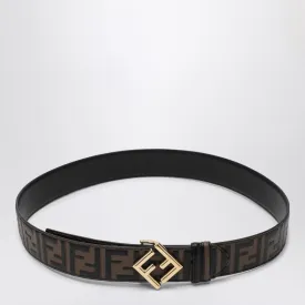 FENDI Reversible Leather FF Diamonds Belt for Women