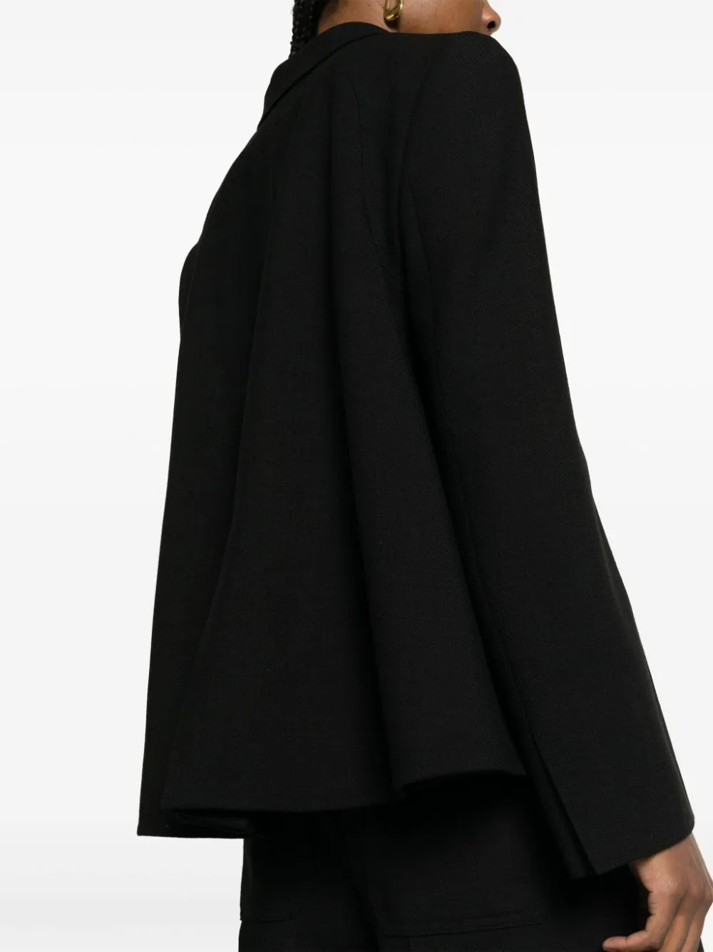 FENDI Wool Double-Breasted Blazer Jacket for Women