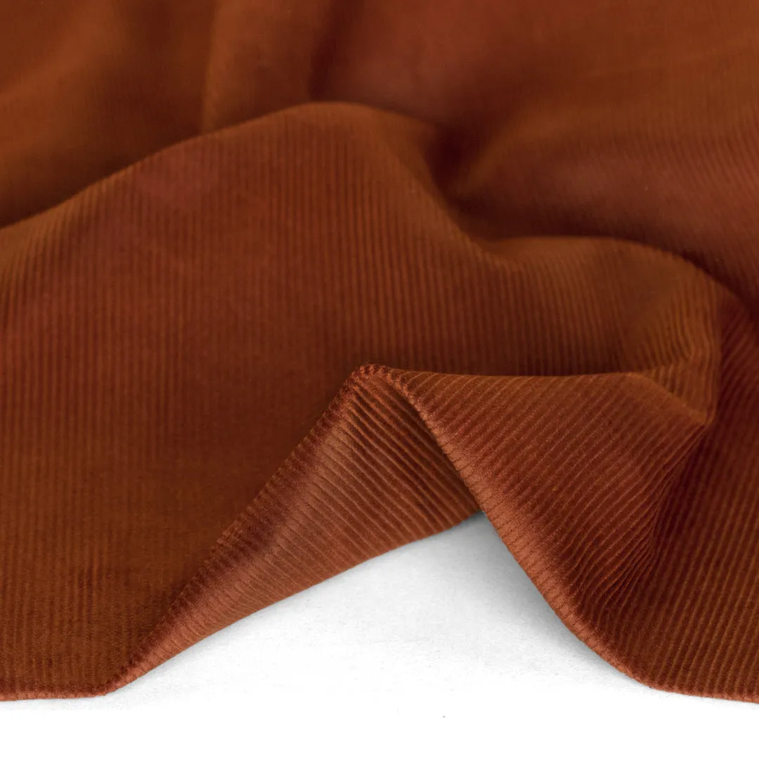 Fine Cotton Corduroy -  Brick