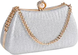 Frosted Glitter Clutch Purses for Women Evening Bag Formal Wedding Party Cocktail Prom Handbags