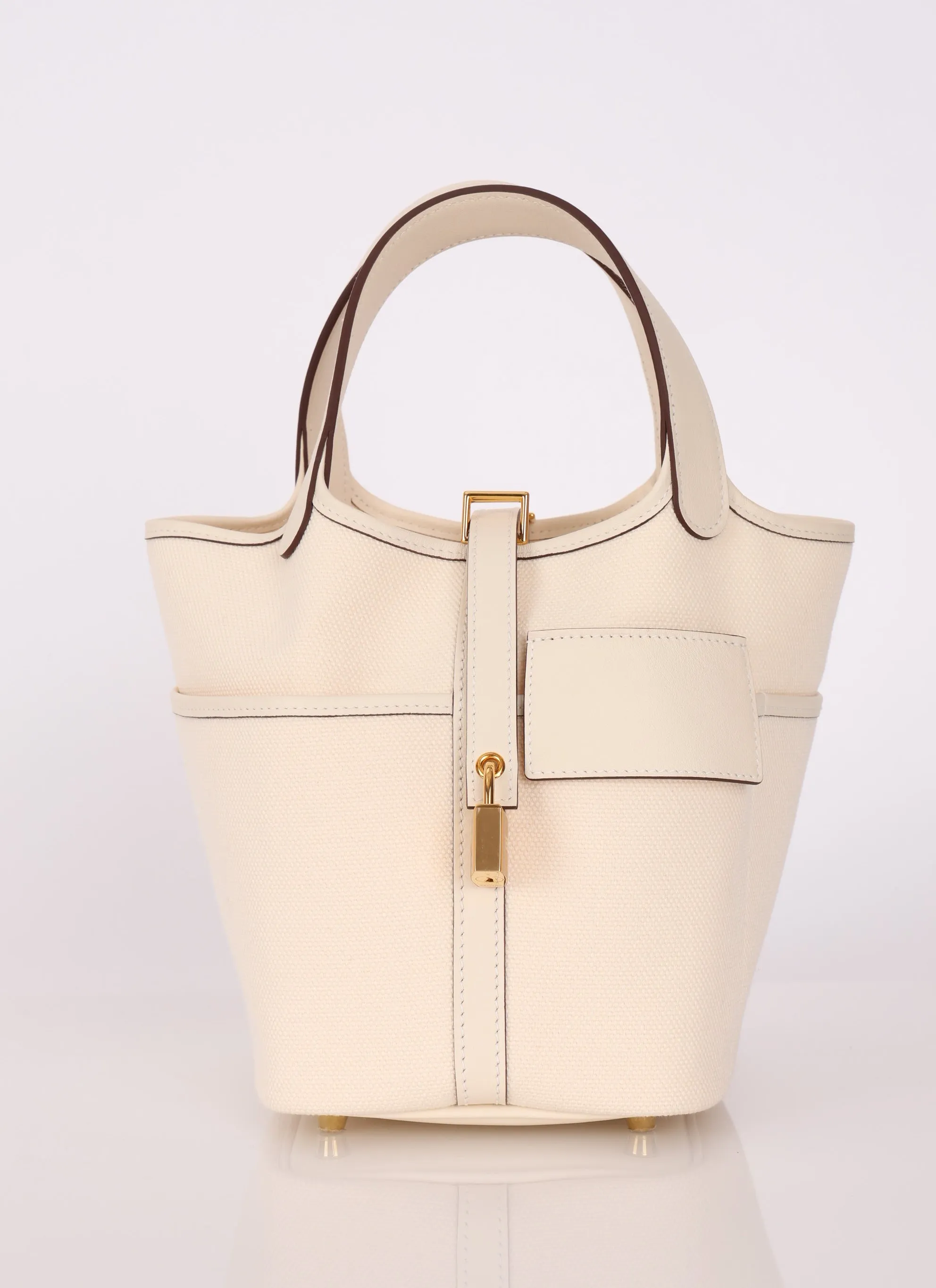 Hermes Cargo Picotin Lock Bag 18 GHW