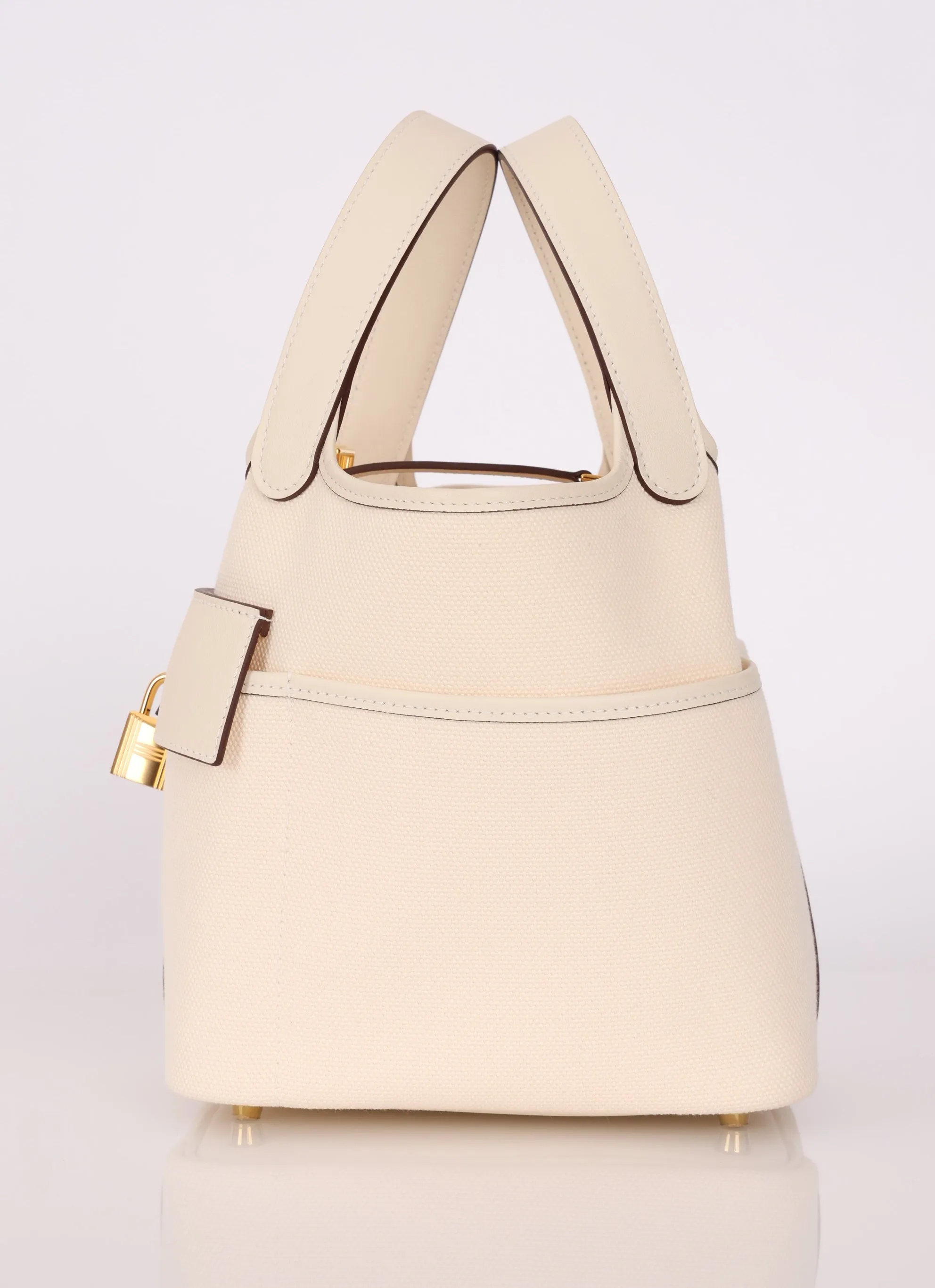 Hermes Cargo Picotin Lock Bag 18 GHW