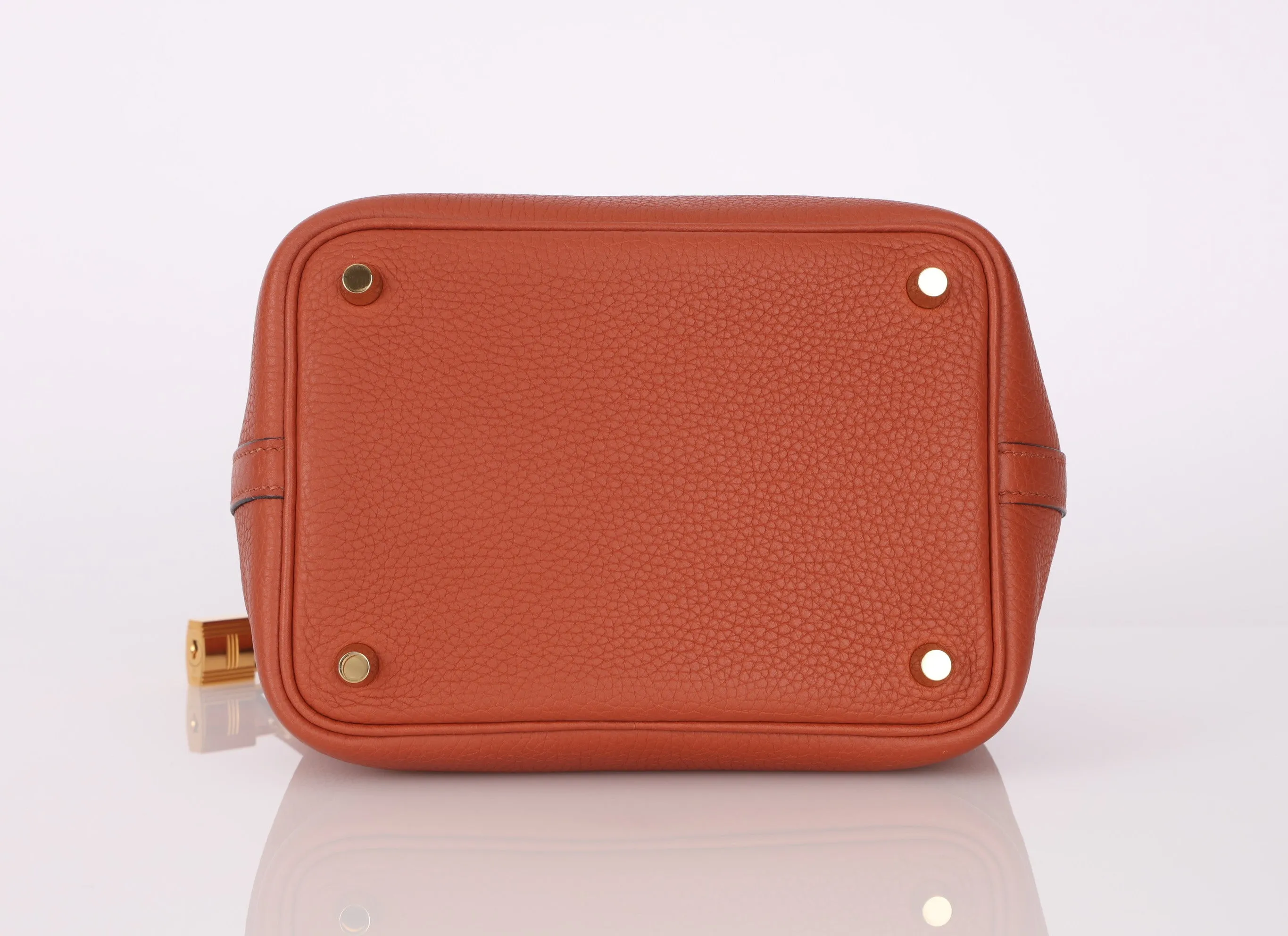 Hermès 2019 Clemence Cuivre Picotin 18