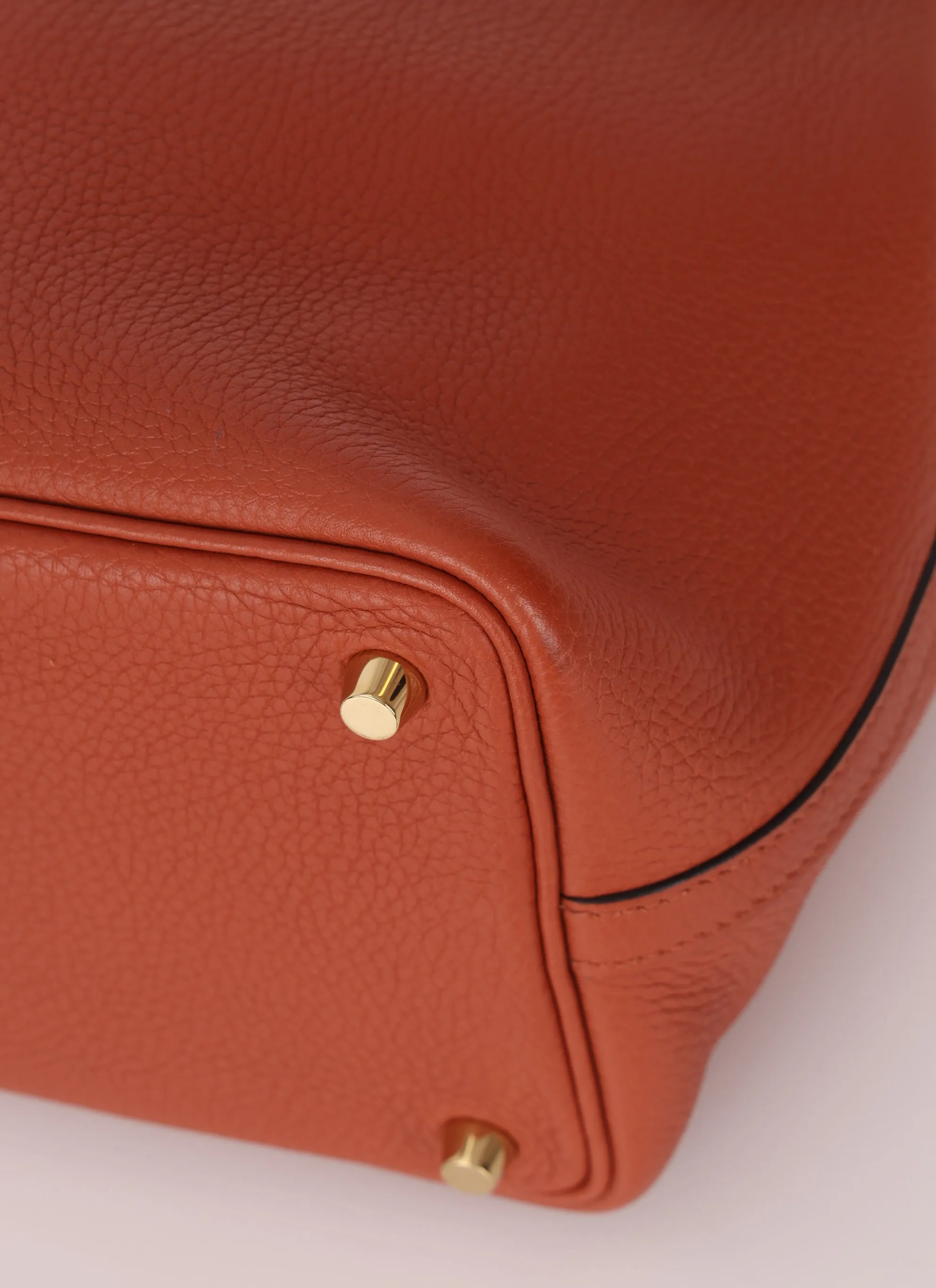 Hermès 2019 Clemence Cuivre Picotin 18