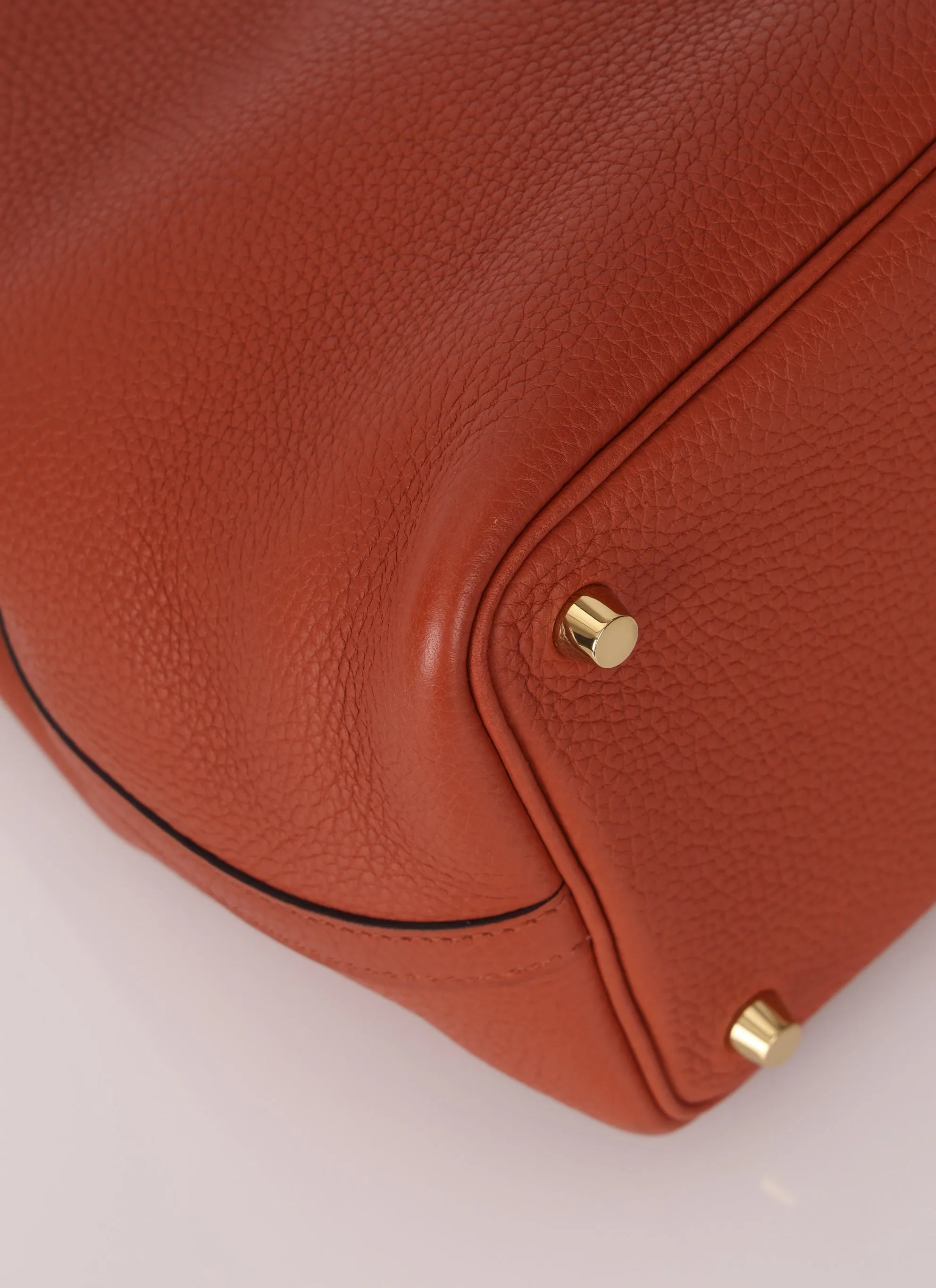 Hermès 2019 Clemence Cuivre Picotin 18