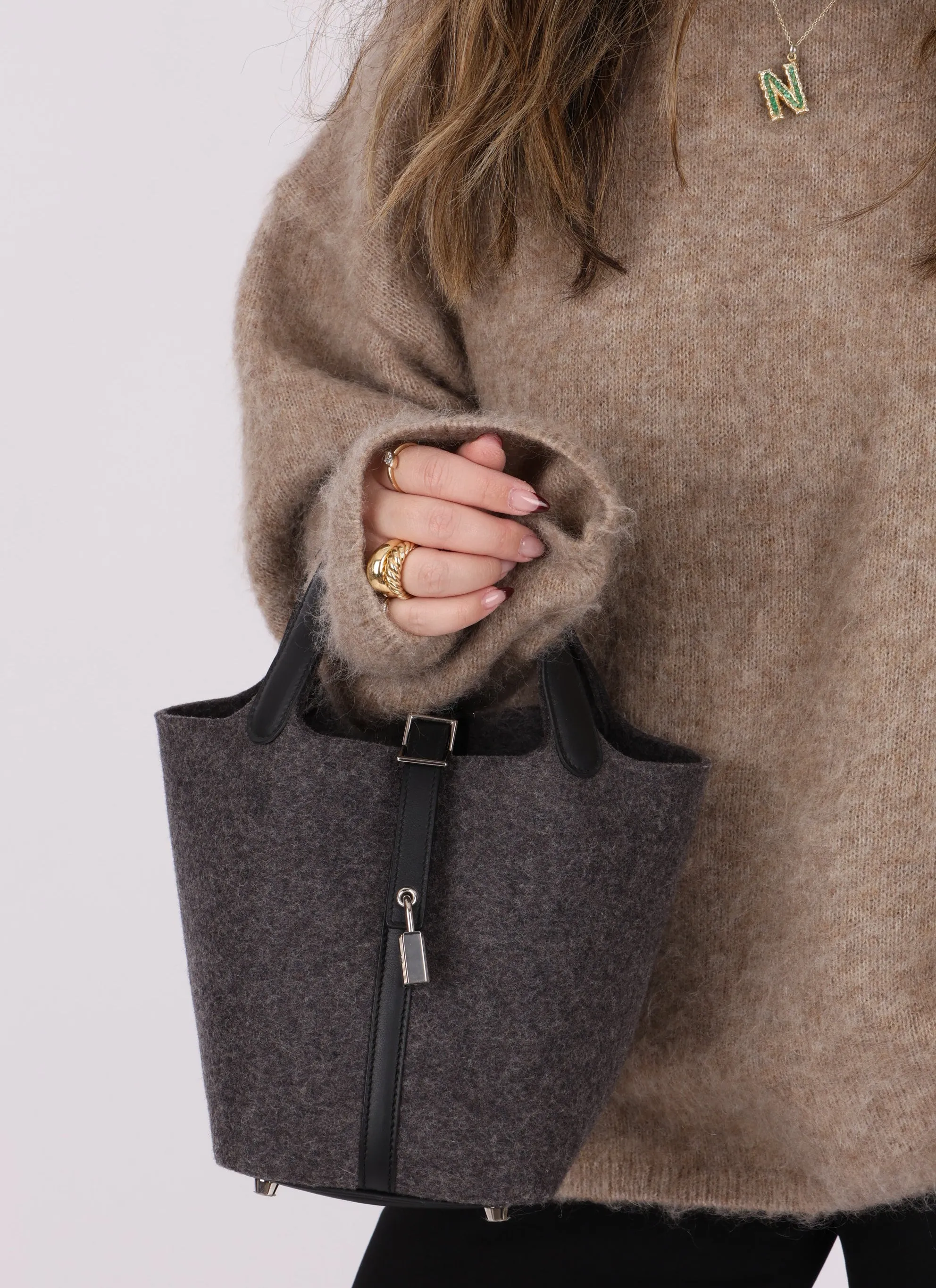 Hermès 2020 Feutre Wool Swift Picotin 18 PM PHW