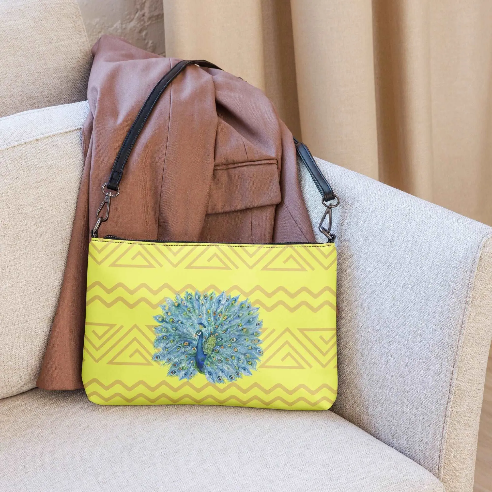 High Fashion | Elegant Peacock Crossbody Bag