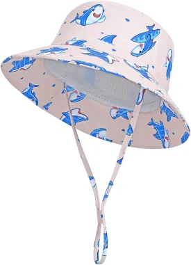 Kids Toddler Baby Boy Sun Hat Summer Bucket Hats with UPF 50  UV Sun Protective
