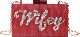 LETODE Acrylic Clutch Bags Purse Perspex Bag Handbags for Women