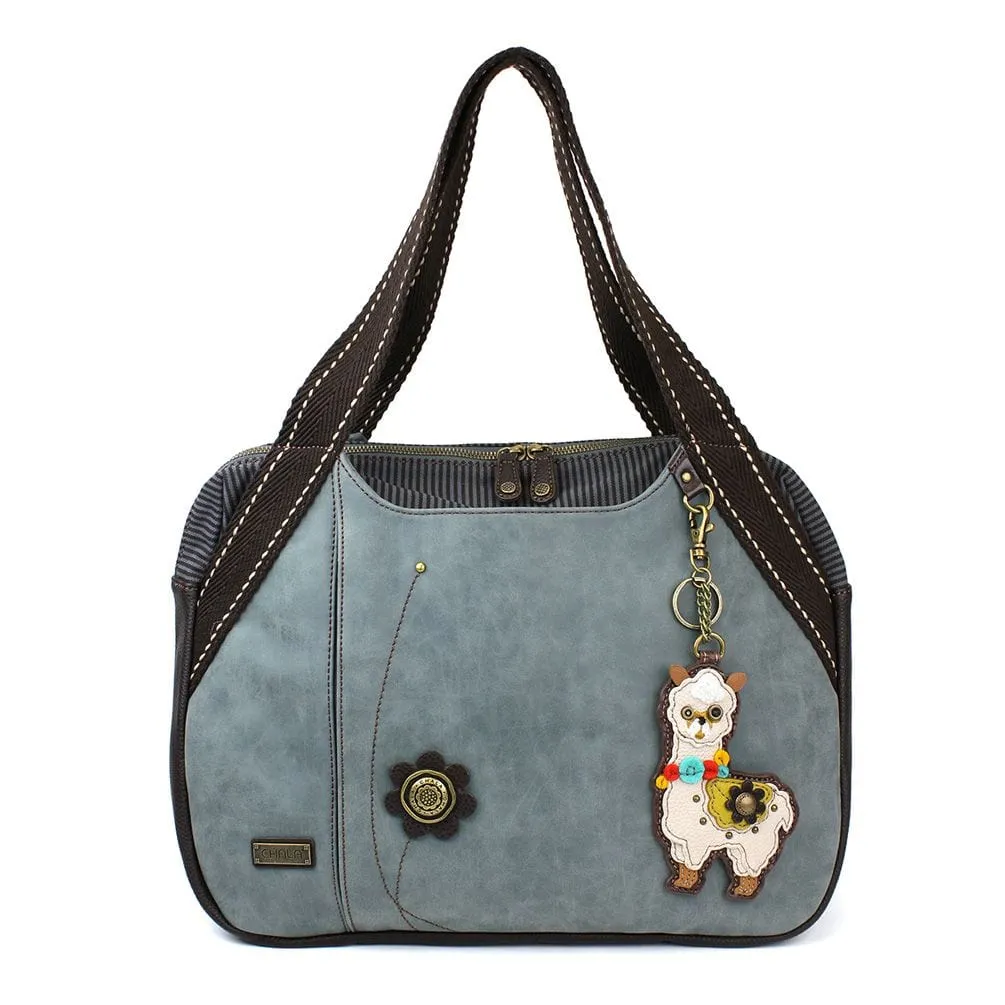 Llama Collection of Handbags, Totes, Key Chains by Chala