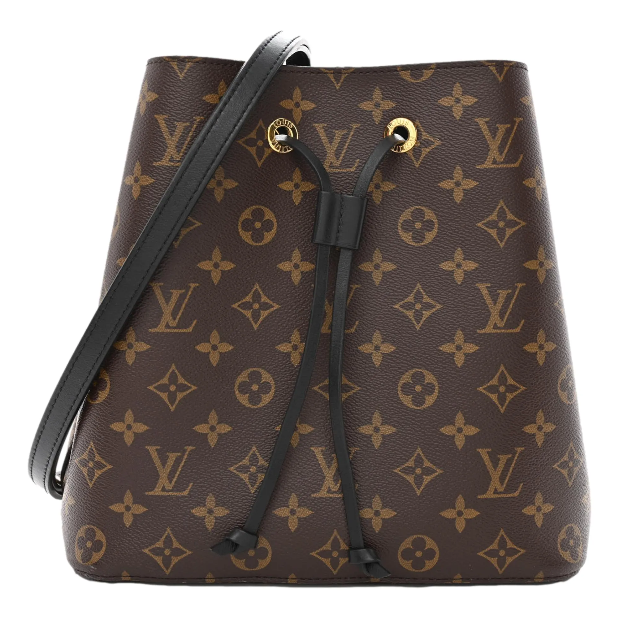 Louis Vuitton NeoNoe MM Black Bucket Shoulder Bag