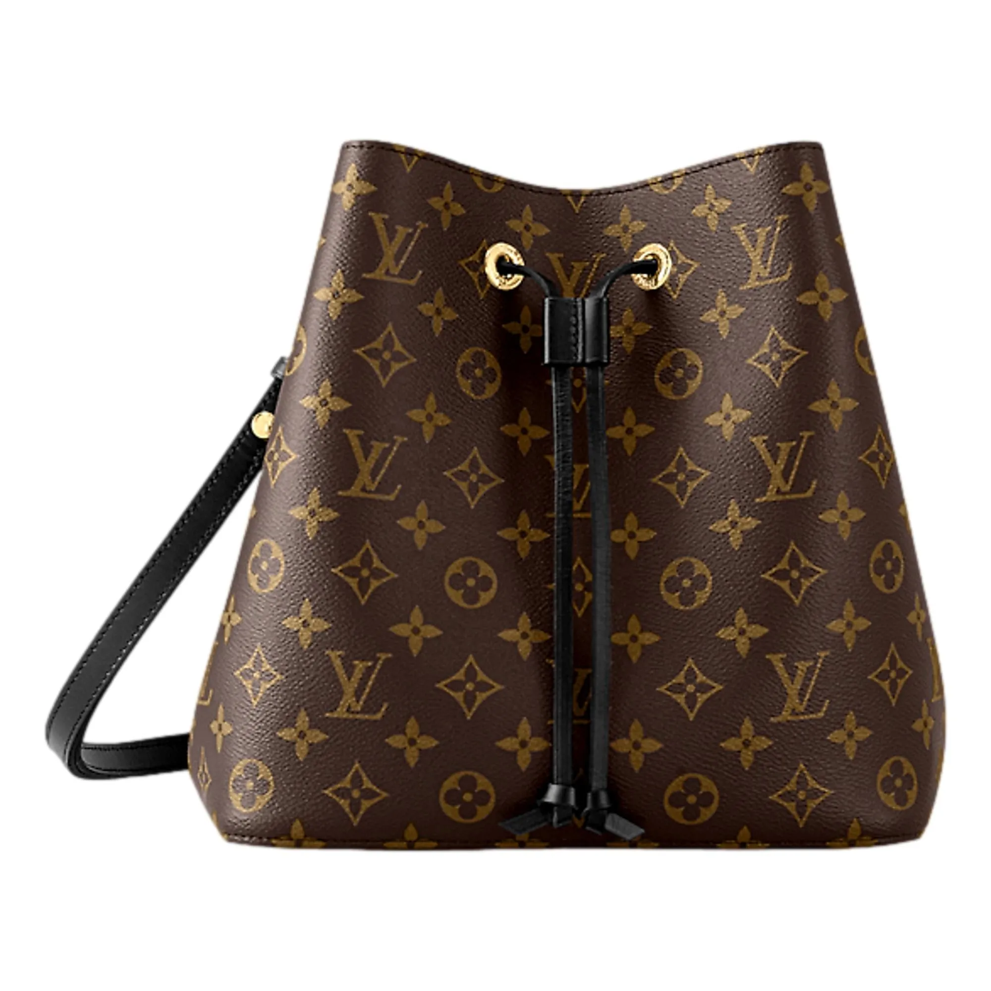 Louis Vuitton NeoNoe MM Black Bucket Shoulder Bag
