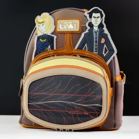 Loungefly x Marvel Loki TVA Lenticular Multiverse Mini Backpack