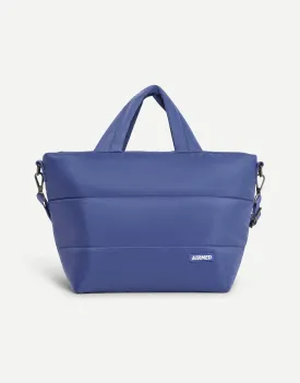 Mini Puffer Tote Bag - Yarra Blue