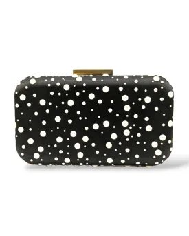 Octavia Pearl Polka Dot Clutch