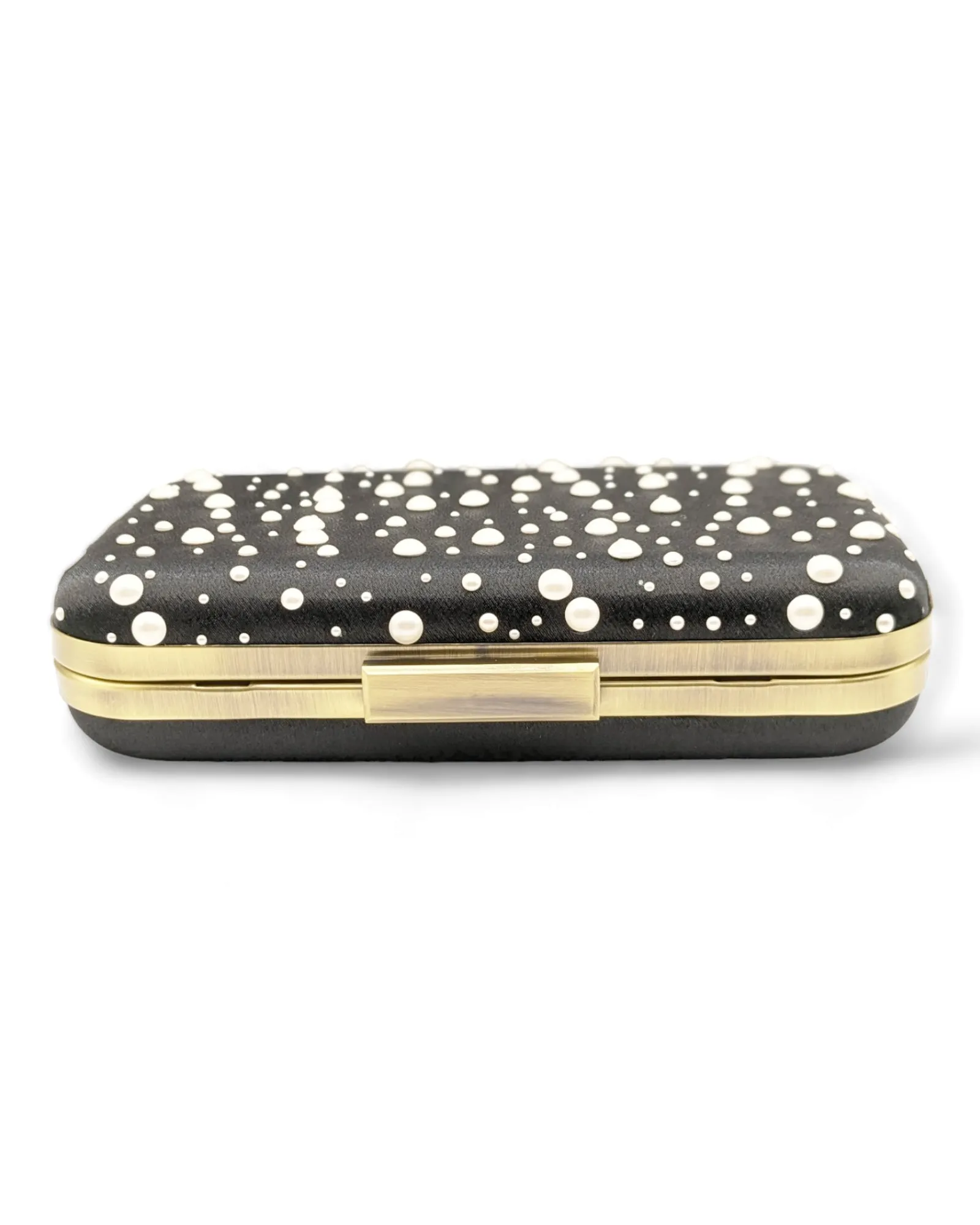 Octavia Pearl Polka Dot Clutch