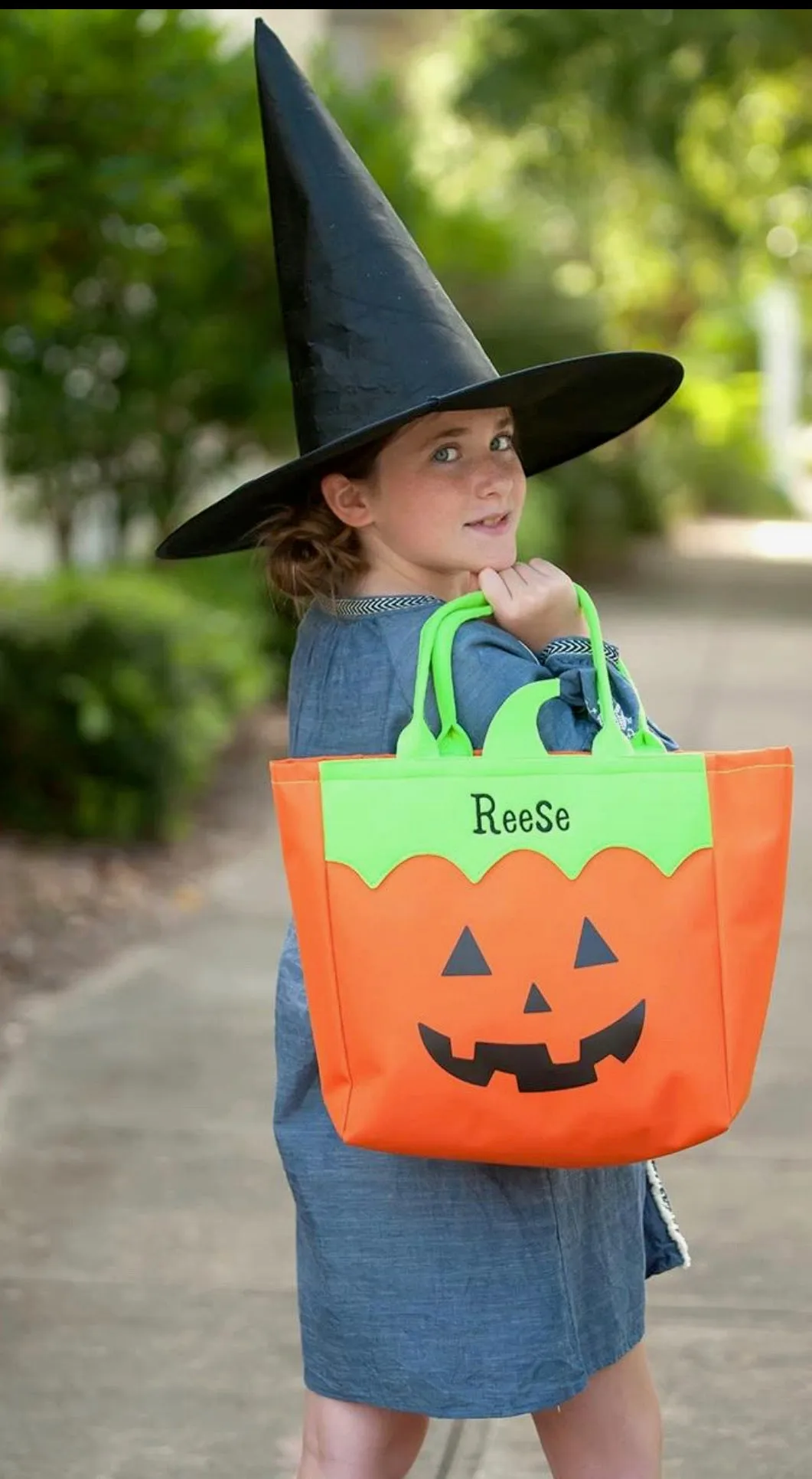 Personalized Halloween jumbo Totes