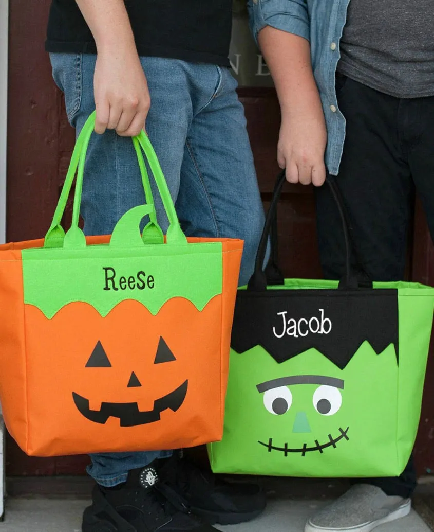 Personalized Halloween jumbo Totes
