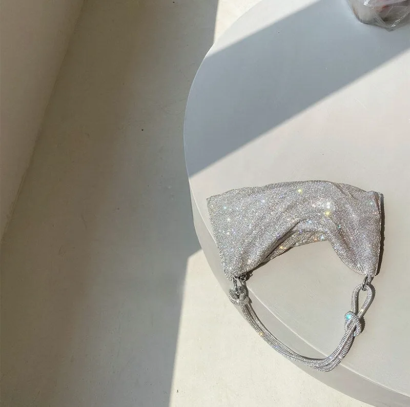 Rhinestone Knot Purse