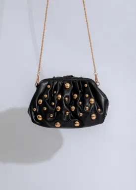 Stellar Studded Clutch Black